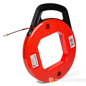 Cтальная протяжка в оболочке из полипропилена со сменными наконечниками STP-4.0/30К (Fortisflex), КВТ 76685