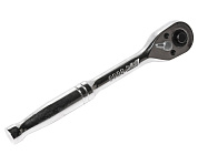 Ключ трещотка 3/8" 36 зубьев 182мм металлическая рукоятка JTC